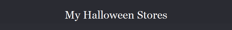 My Halloween Stores